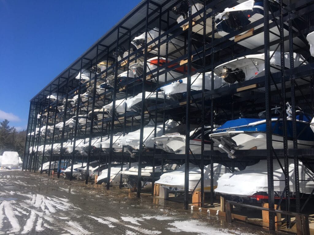 boat storage racks